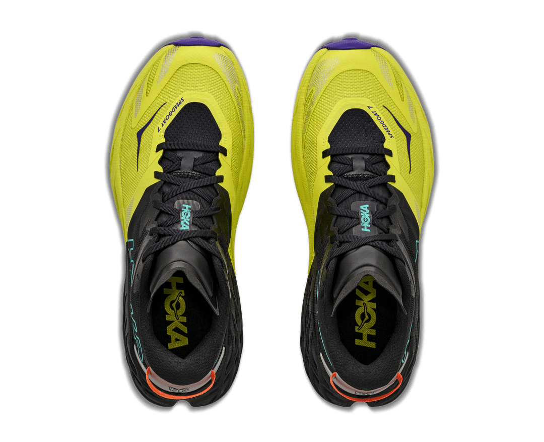 Hoka Speedgoat 7 Men's Black/Hoka Citrus - Run Vault