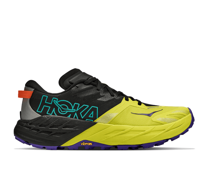 Hoka Speedgoat 7 Men's Black/Hoka Citrus - Run Vault