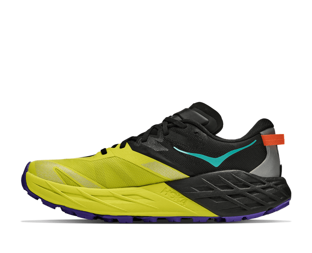 Hoka Speedgoat 7 Men's Black/Hoka Citrus - Run Vault