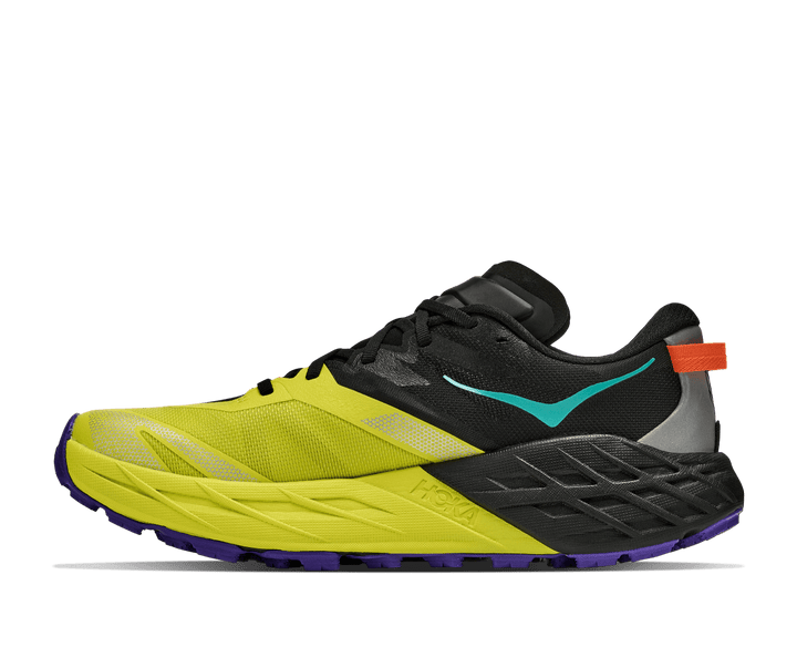 Hoka Speedgoat 7 Men's Black/Hoka Citrus - Run Vault