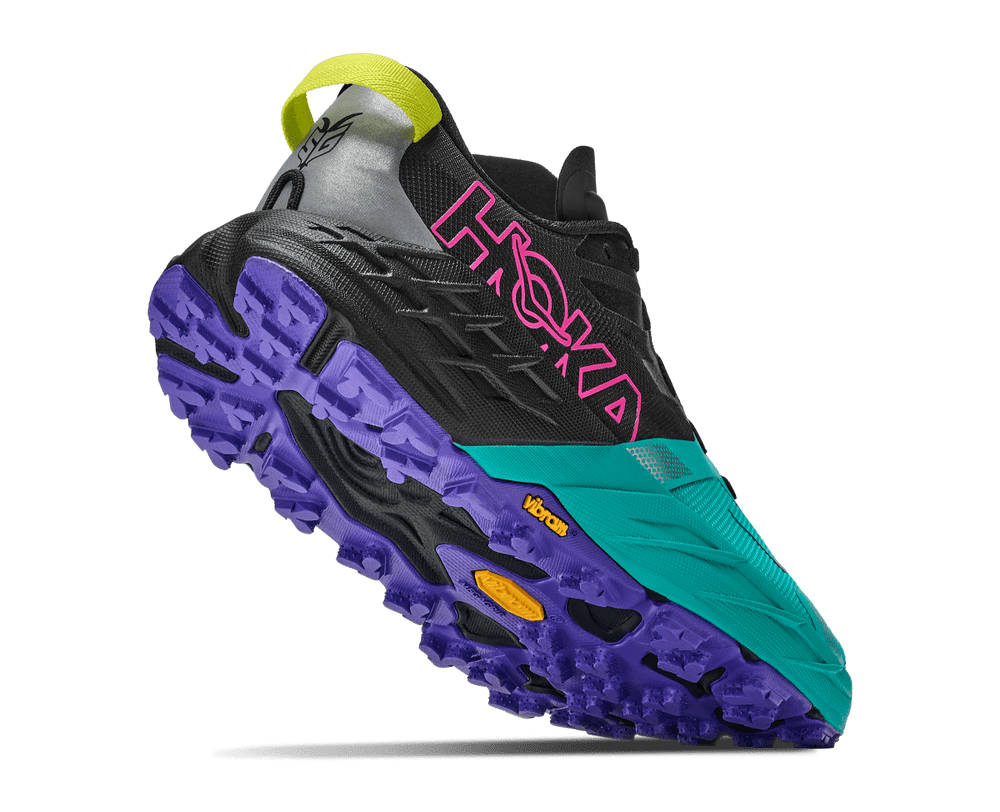 Hoka Speedgoat 7 Women's Black/Electric Aqua - Run Vault