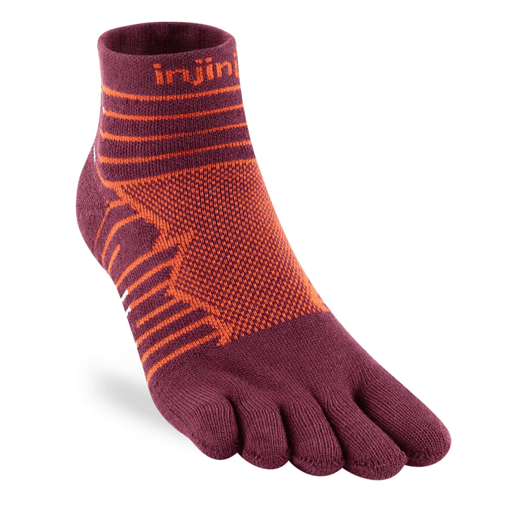 Injinji Ultra Run Midweight - Padded Toes - Mini - Crew (Unisex) - Run Vault