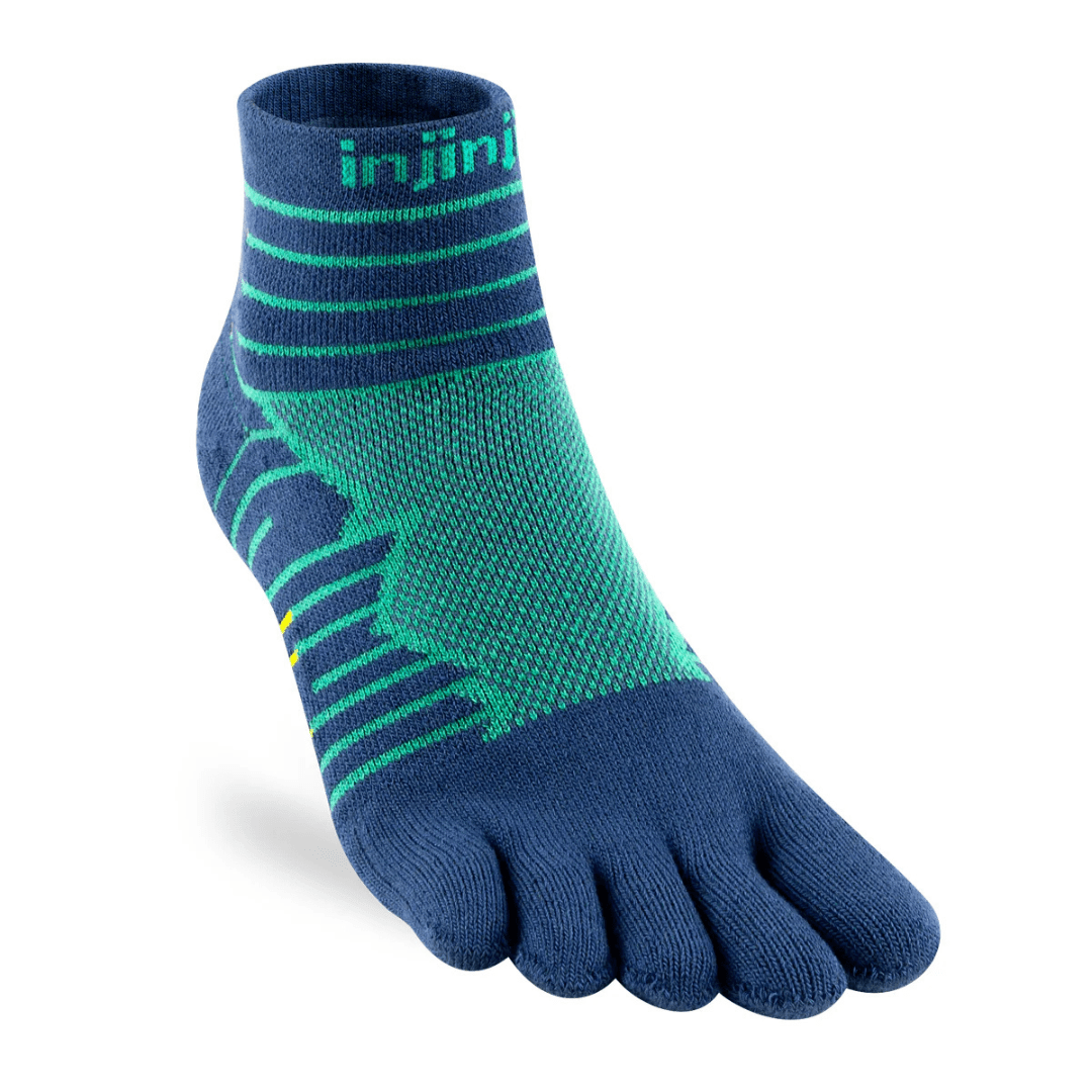 Injinji Ultra Run Midweight - Padded Toes - Mini - Crew (Unisex) - Run Vault