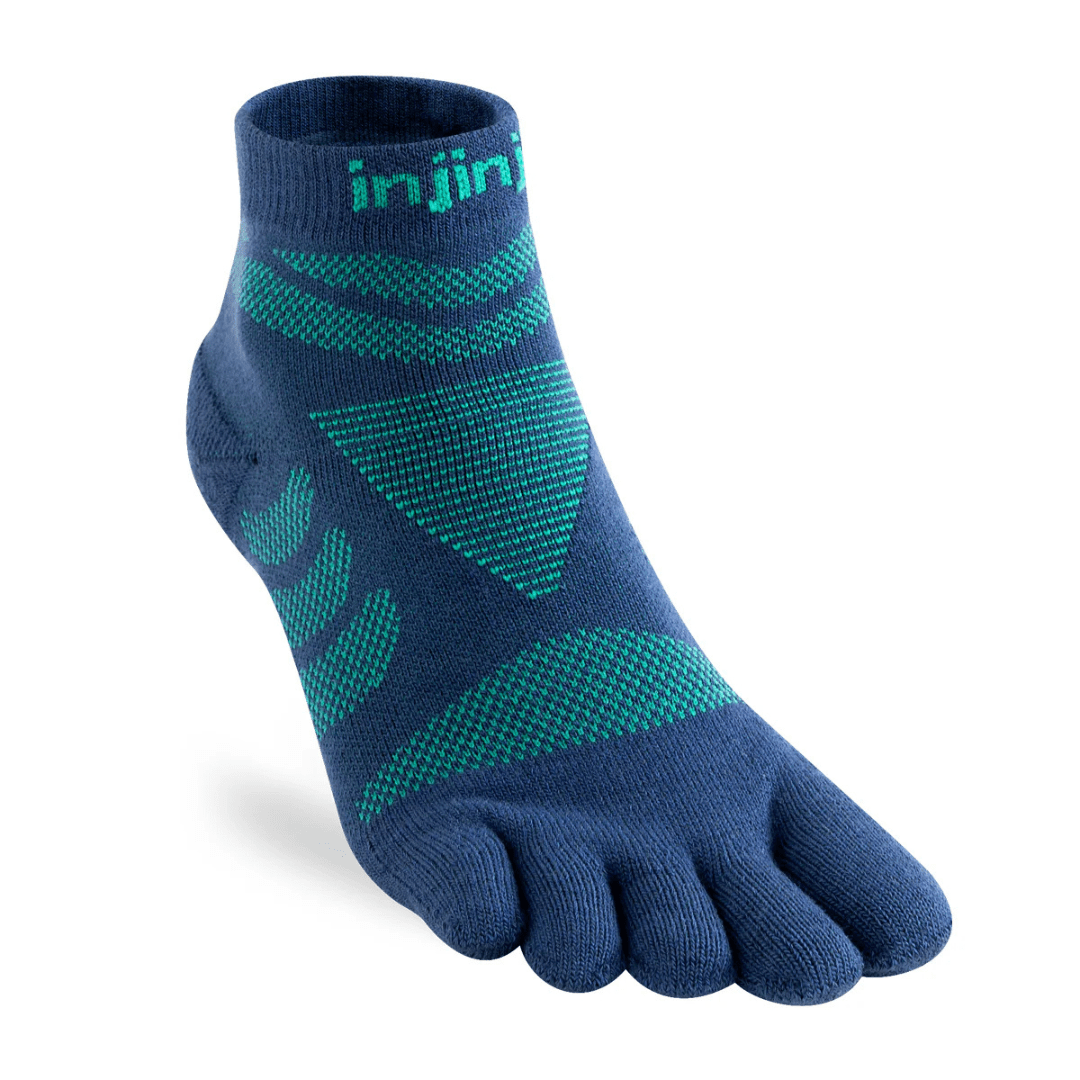 Injinji Womens Ultra Run Midweight - Padded Toes - Mini - Crew - Run Vault