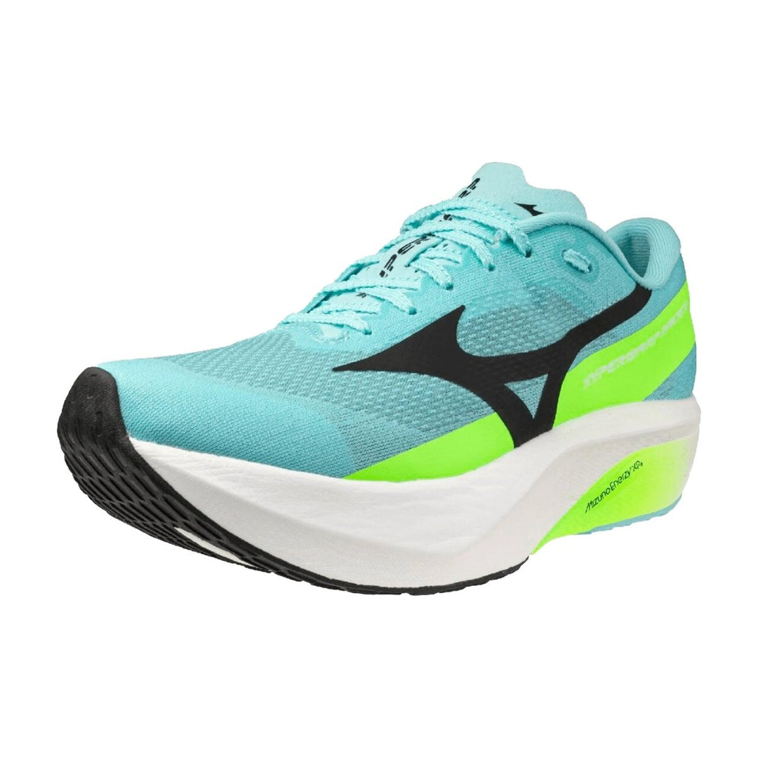Mizuno Hyperwarp Racer Men's Rinsing Rivulet/Black/Lime Burst - Run Vault