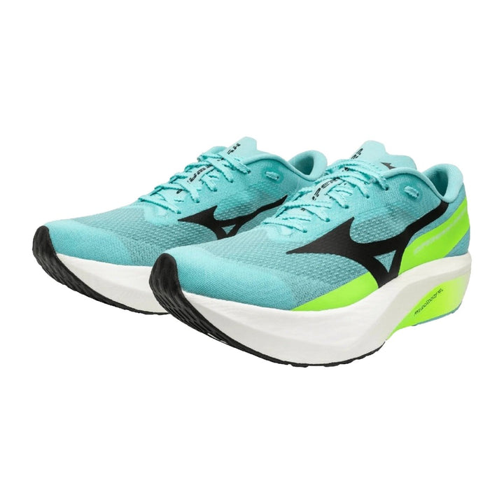 Mizuno Hyperwarp Racer Men's Rinsing Rivulet/Black/Lime Burst - Run Vault