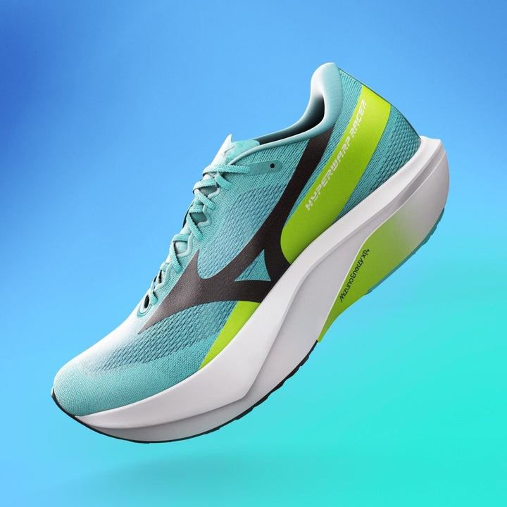 Mizuno Hyperwarp Racer Men's Rinsing Rivulet/Black/Lime Burst - Run Vault