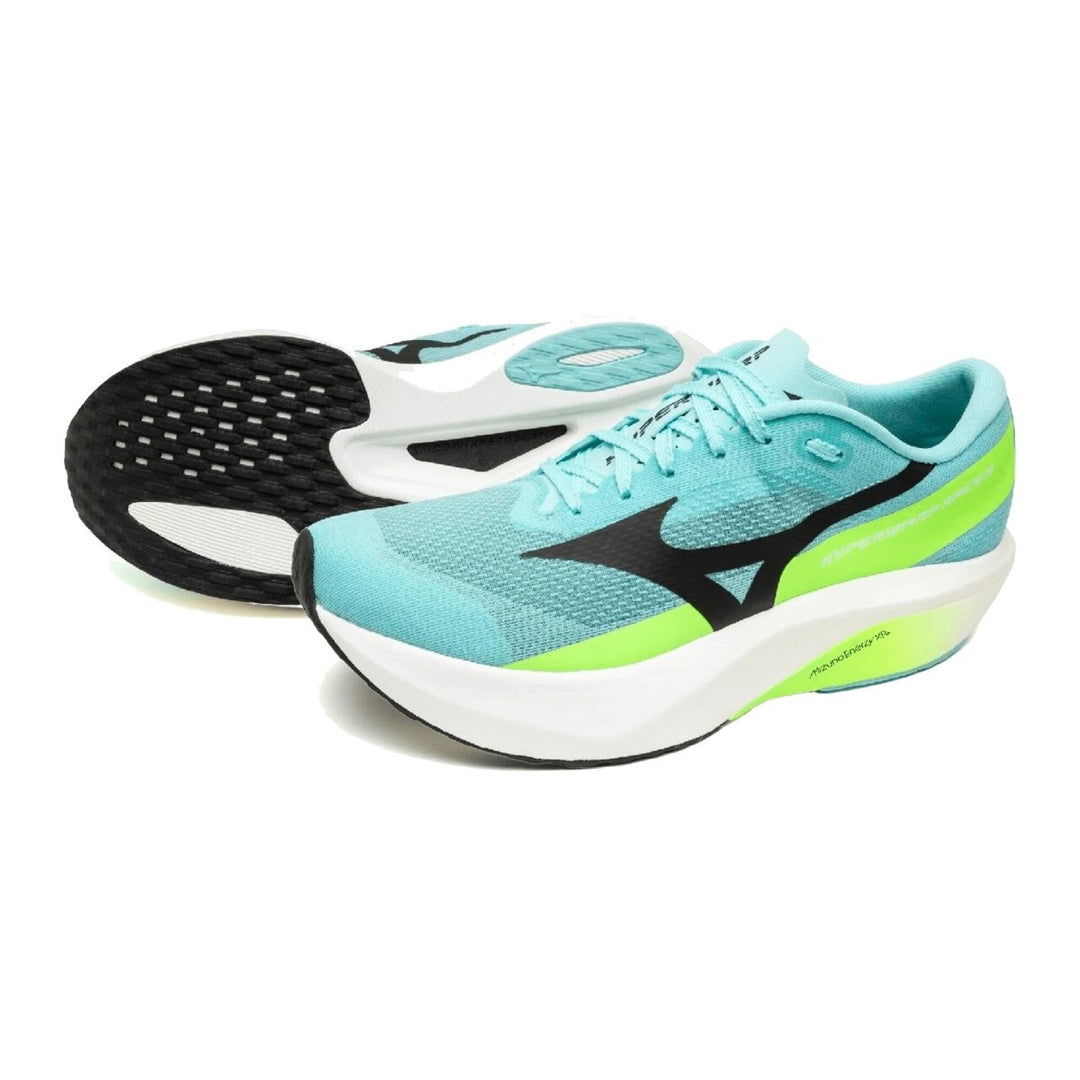 Mizuno Hyperwarp Racer Men's Rinsing Rivulet/Black/Lime Burst - Run Vault
