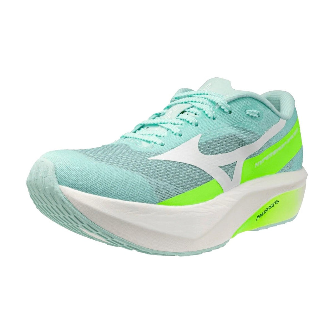 Mizuno Hyperwarp Racer Women's Dewdrops/White/Lime Burst - Run Vault