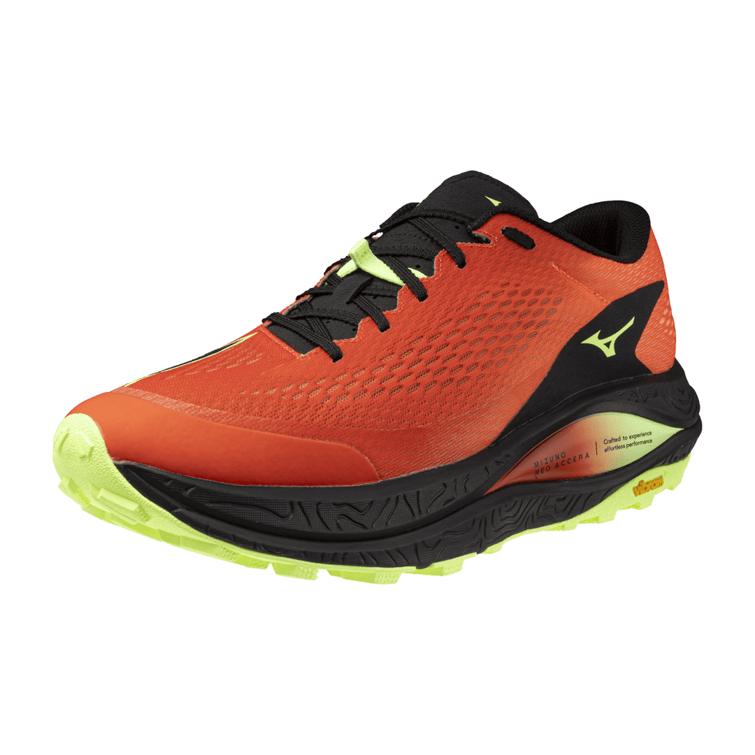 Mizuno Neo Accera Unisex Orange/Lime/Black - Run Vault