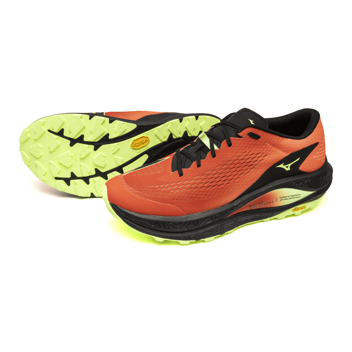 Mizuno Neo Accera Unisex Orange/Lime/Black - Run Vault