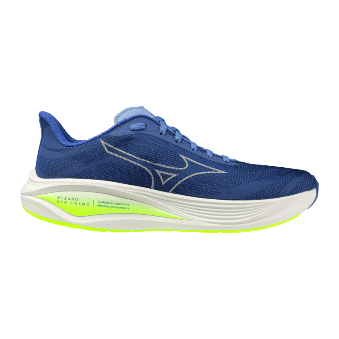 Mizuno Neo Cosmo Women's Dazzling Blue/White/Lightning Yellow - Run Vault
