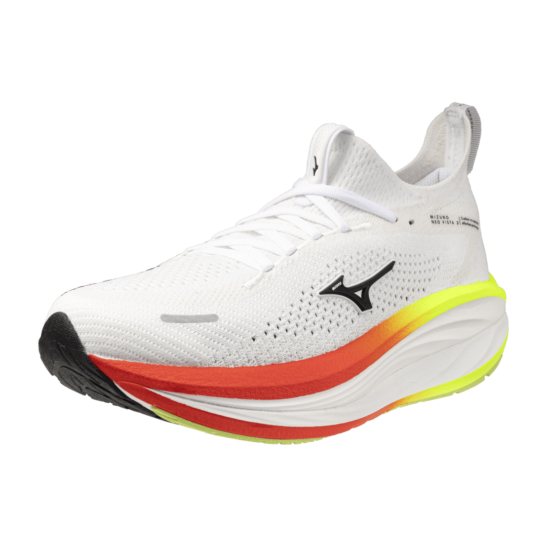 Mizuno Neo Vista 3 Men's White/Black/Orange - Run Vault