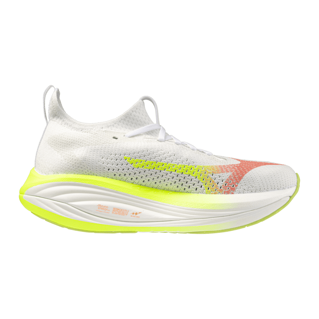 Mizuno Neo Vista 3 Women's White/Flamingo Coral/Lime Pulp - Run Vault