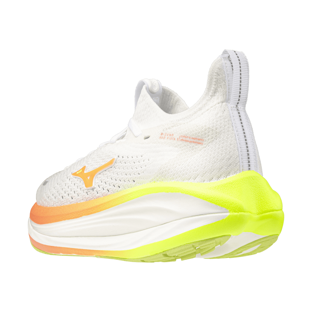Mizuno Neo Vista 3 Women's White/Flamingo Coral/Lime Pulp - Run Vault