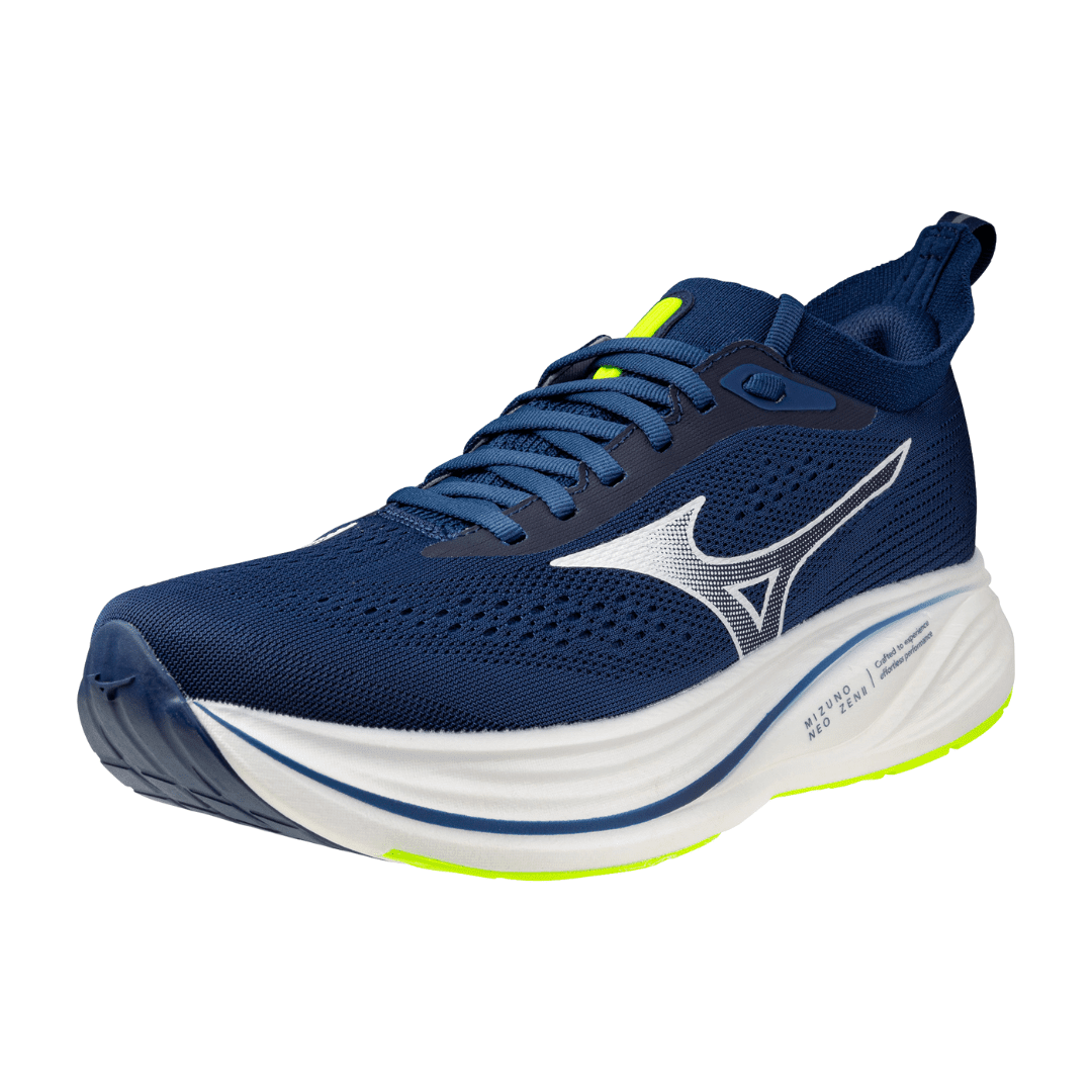 Mizuno Neo Zen 2 Men's Estate Blue/White/Lightning Yellow - Run Vault