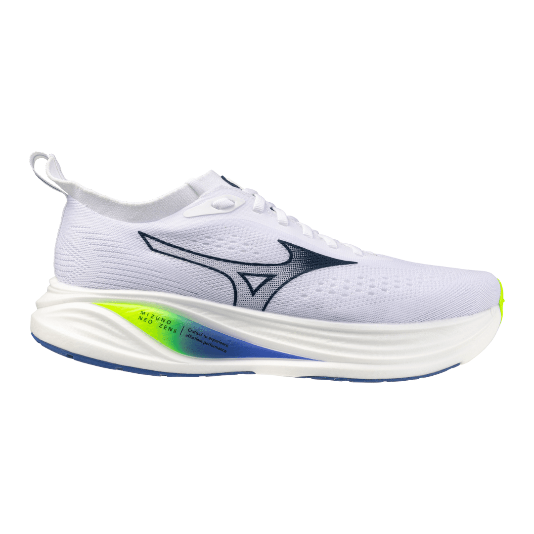 Mizuno Neo Zen 2 Men's White/Estate Blue/Lightning Yellow - Run Vault