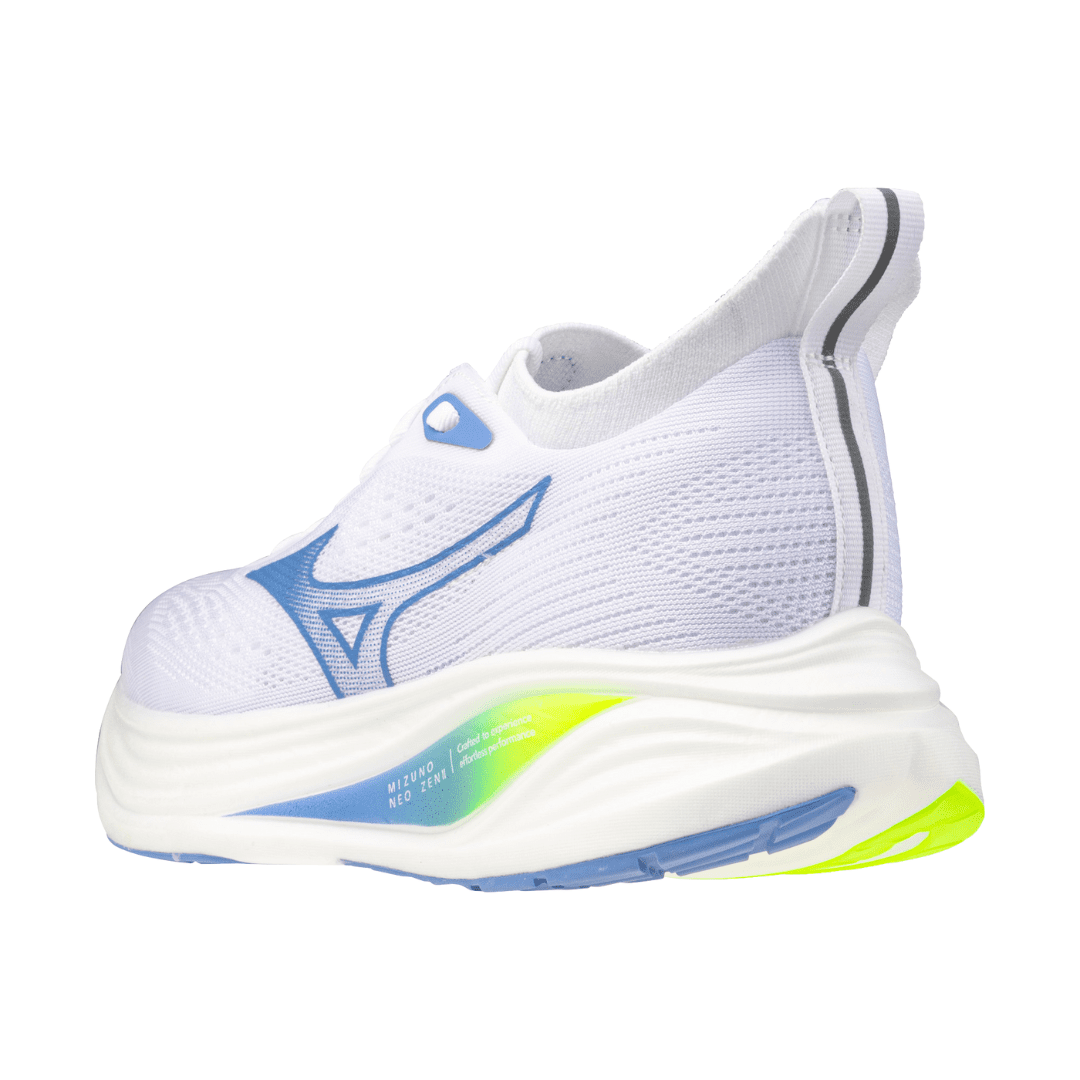 Mizuno Neo Zen 2 Women's White/Ultramarine/Lightning Yellow - Run Vault