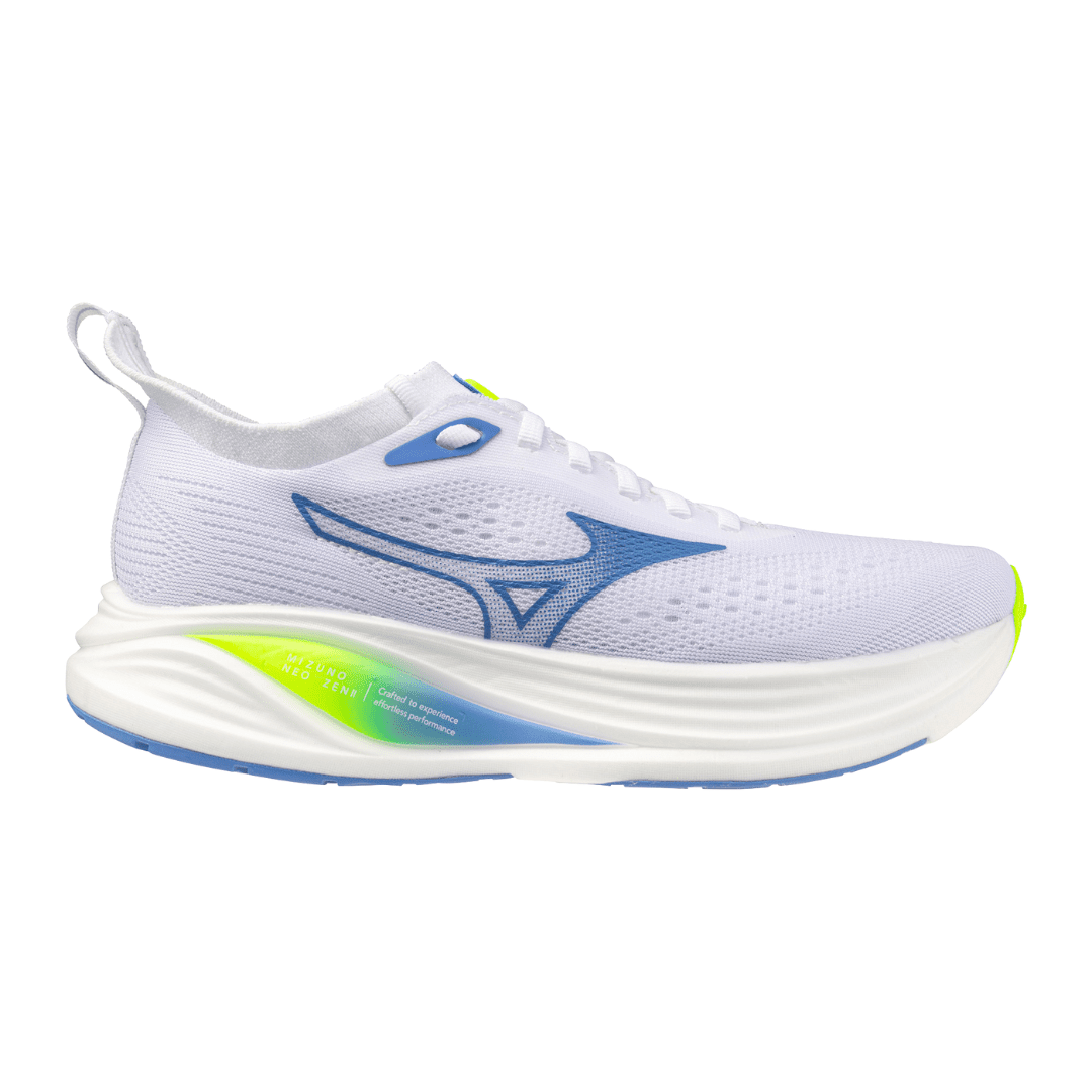 Mizuno Neo Zen 2 Women's White/Ultramarine/Lightning Yellow - Run Vault