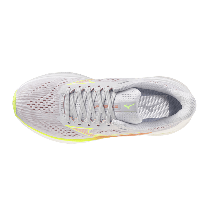 Mizuno Wave Inspire 22 Women's Cloudscape/Desert/lime - Run Vault