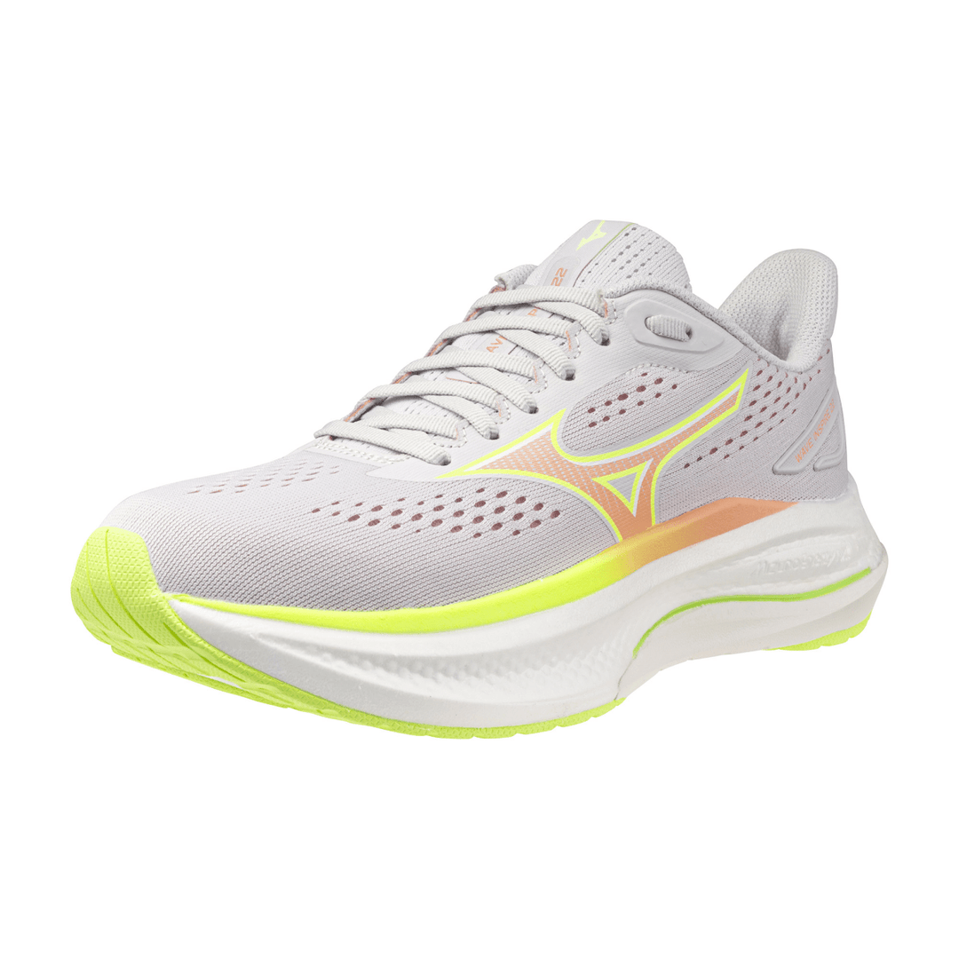 Mizuno Wave Inspire 22 Women's Cloudscape/Desert/lime - Run Vault