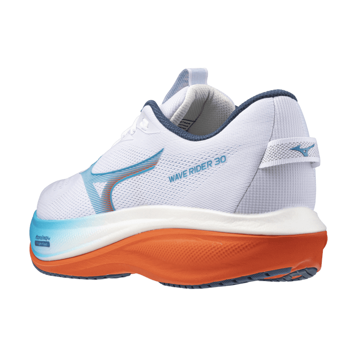 Mizuno Wave Rider 30 Men's White/Blue/Orange - Run Vault