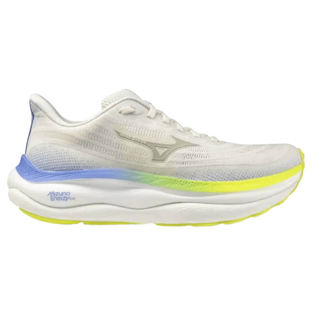 Mizuno Wave Sky 9 Women's Snow White/Silver Birch/Ultramarine - Run Vault
