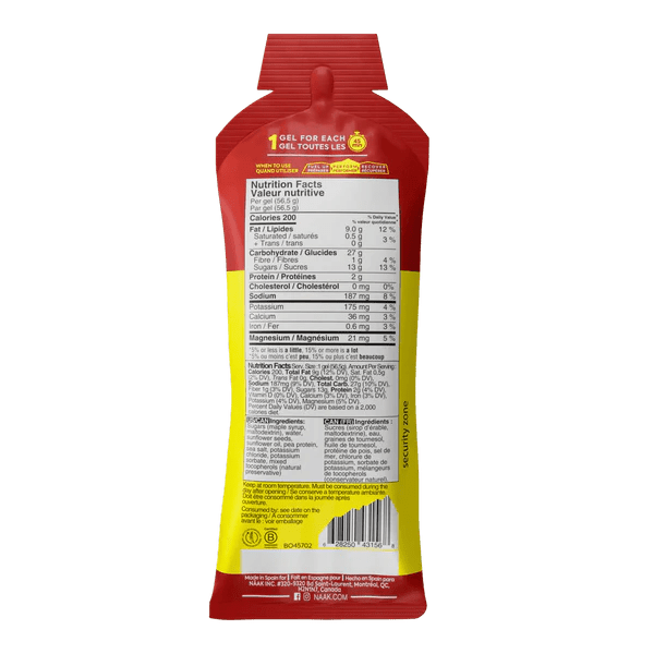 NAAK Energy Gel - Run Vault