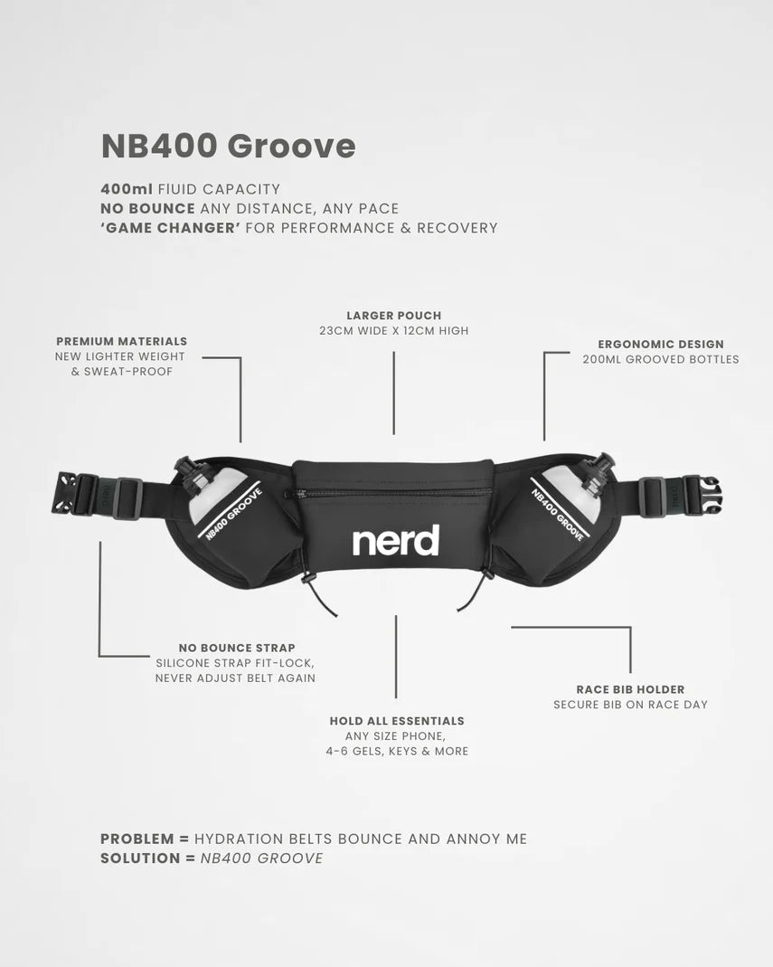 nerd belt NB400 Groove - Run Vault