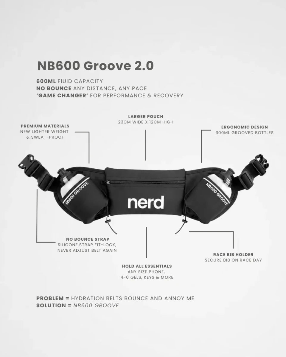 nerd belt NB600 Groove 2.0 - Run Vault