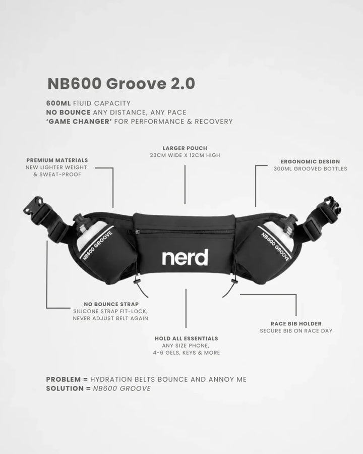 nerd belt NB600 Groove 2.0 - Run Vault