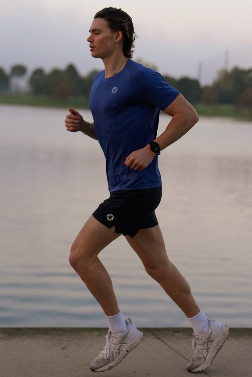 No Timid Souls Men's GLIDE360 6-inch Unlined Shorts New Black - Run Vault