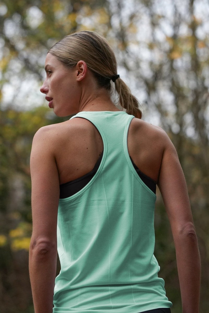 No Timid Souls Women's GLIDE360 Tank Spearmint - Run Vault