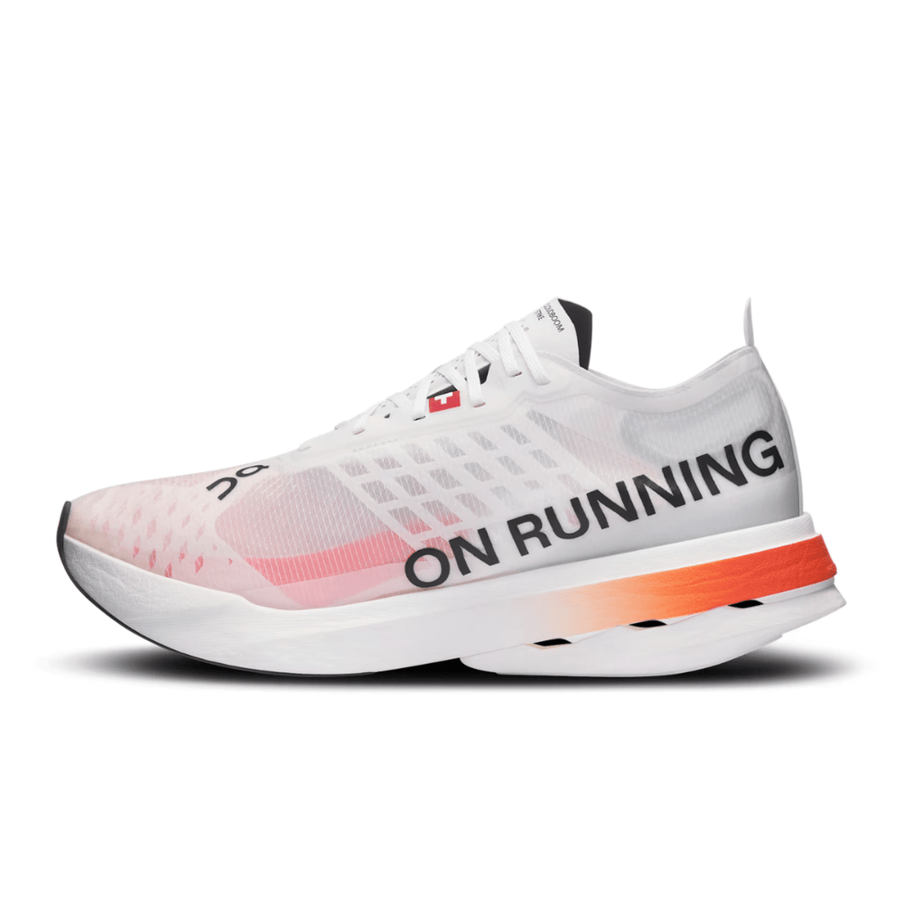 On - Cloudboom Strike - Men's - White/Black - Run Vault