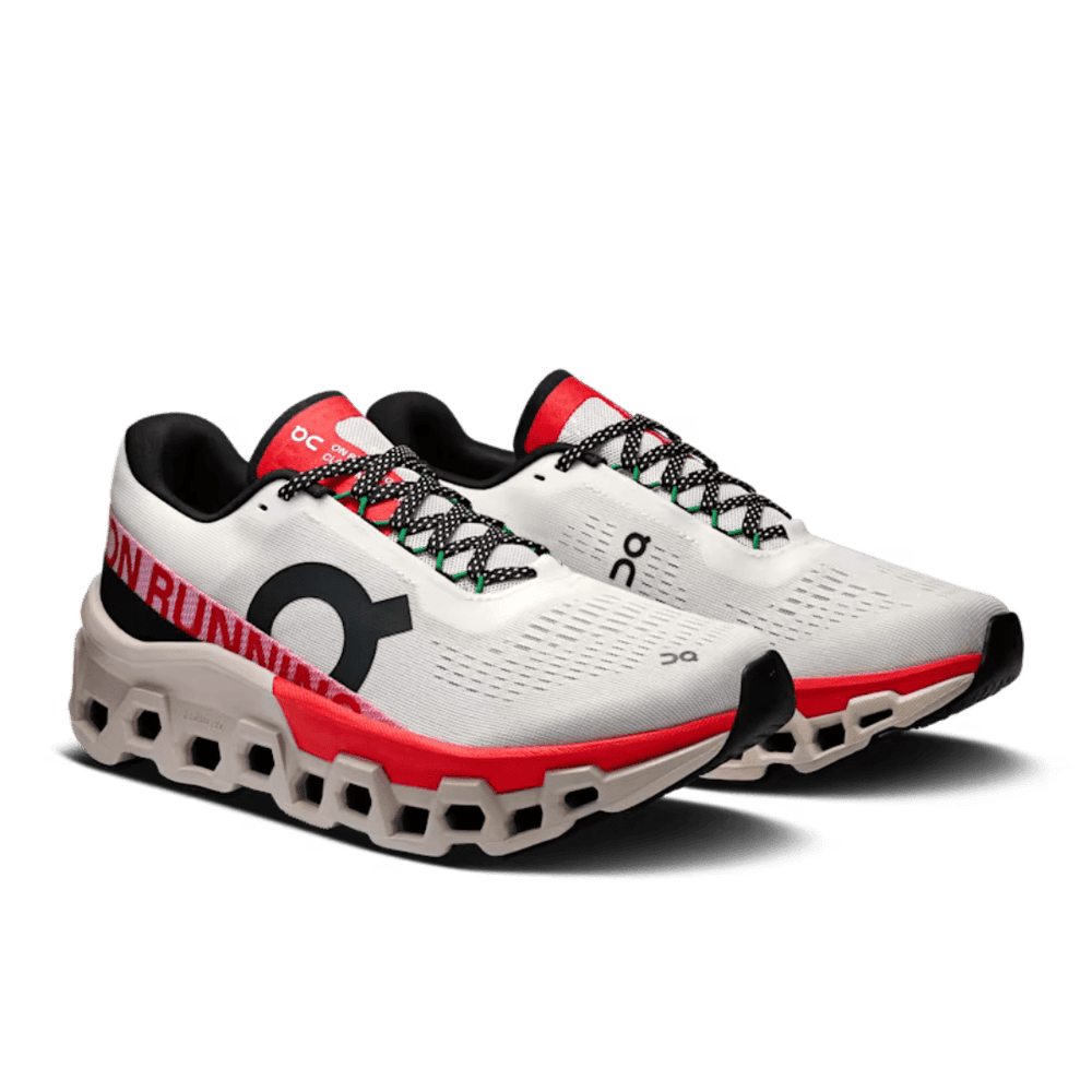 On - Cloudmonster 2 - Women's - Ivory/Red - Run Vault