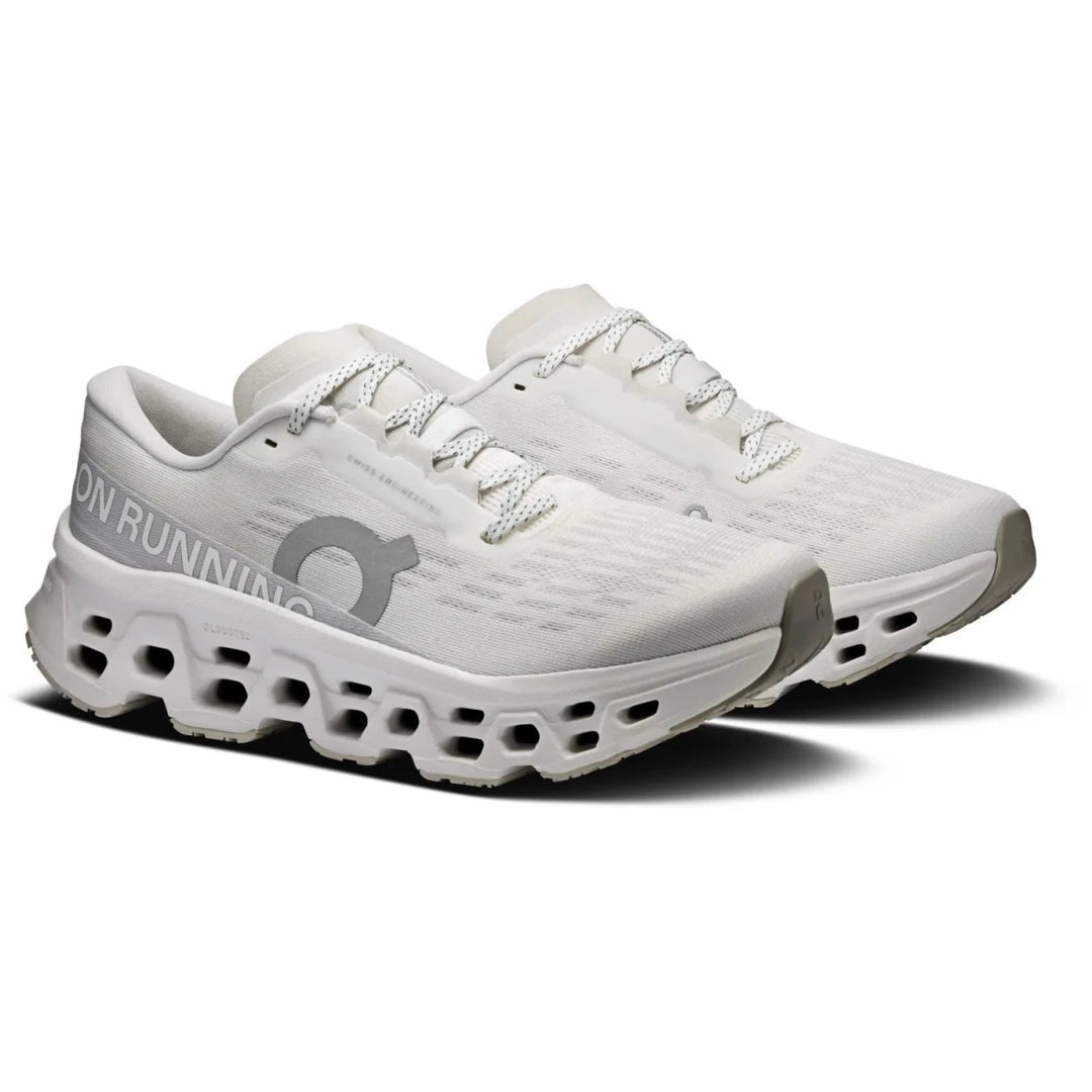 On Cloudmonster 3 Women's White/Wolf - Run Vault