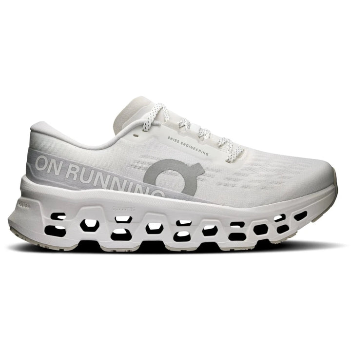 On Cloudmonster 3 Women's White/Wolf - Run Vault
