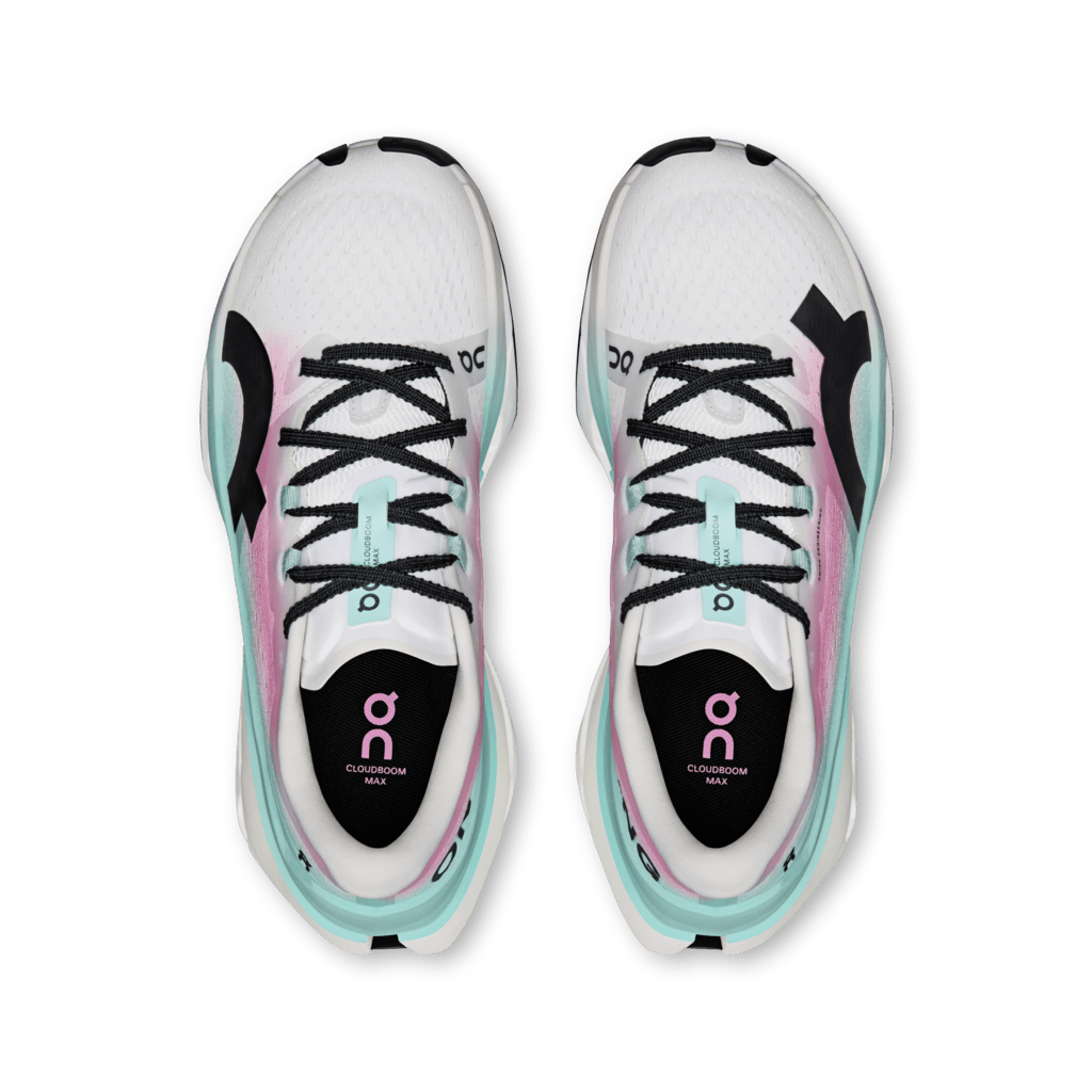On Running Cloudboom Max Womens White/Celeste - Run Vault