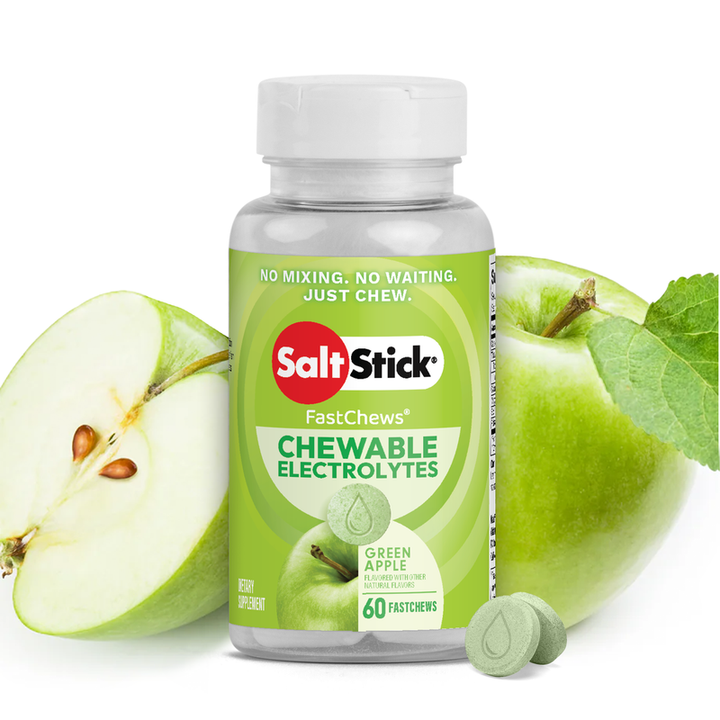 SaltStick Fastchews 60ct Bottle - Green Apple