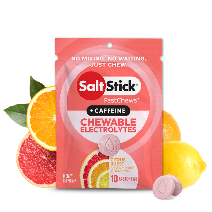 SaltStick Fastchews Single Serve - Citrus Burst (Caffeinated)