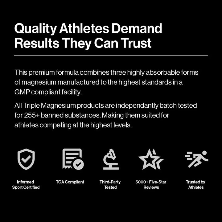 Pillar Performance - Triple Magnesium Tablets - Run Vault