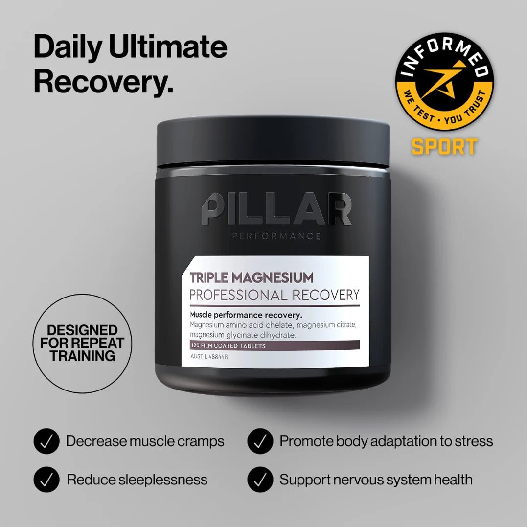 Pillar Performance - Triple Magnesium Tablets - Run Vault