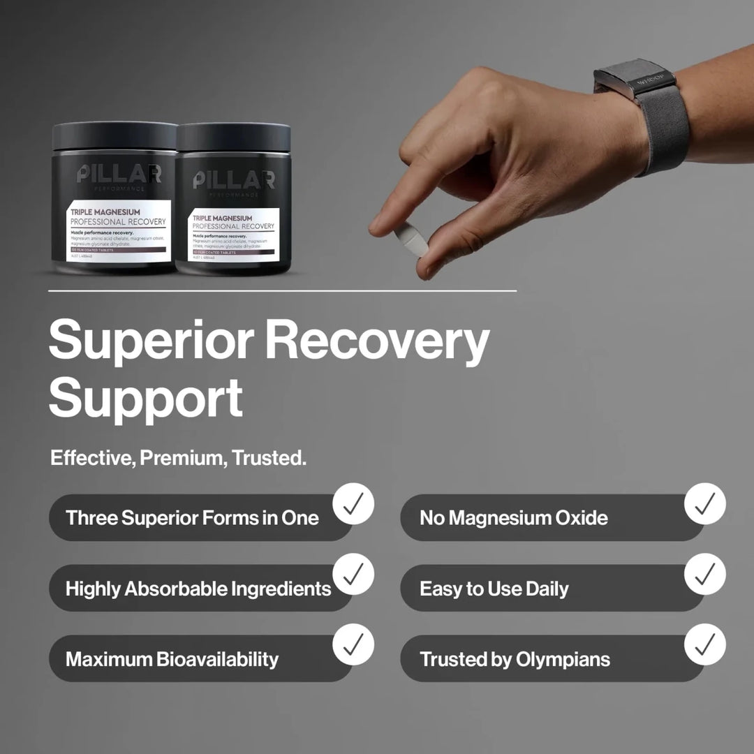 Pillar Performance - Triple Magnesium Tablets - Run Vault