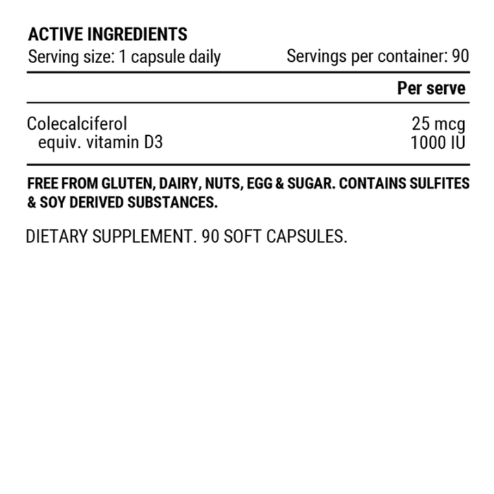 Pillar Performance - Vitamin D3 - Run Vault