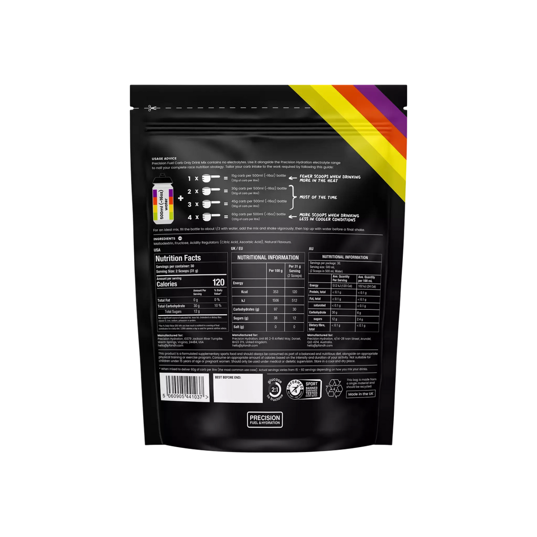 Precision Fuel & Hydration - Carb Only Drink Mix - Run Vault