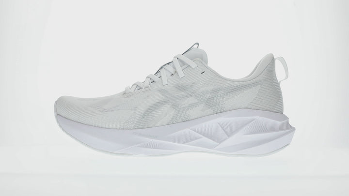 Asics Novablast 5 Mens White/Piedmont Grey