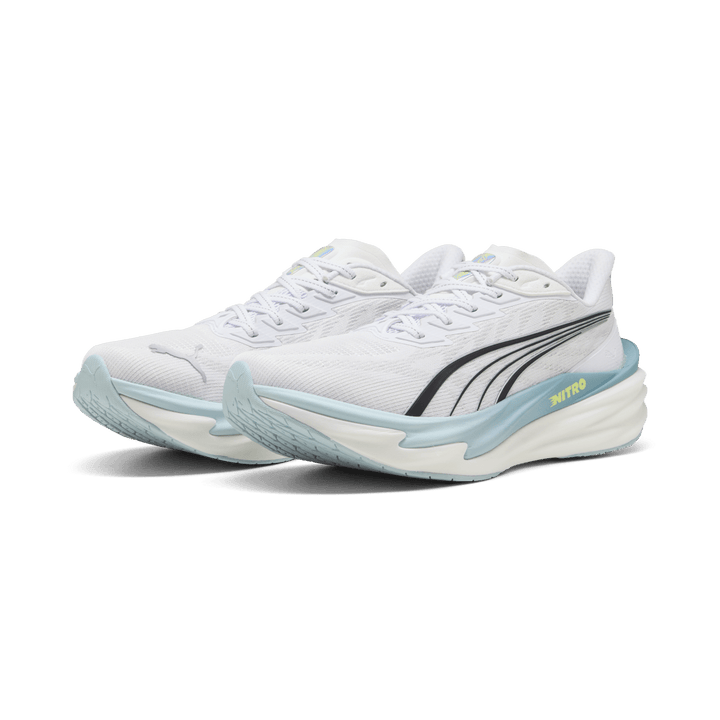 Puma Deviate Nitro 4 Men's Puma White/Fresh Water - Run Vault