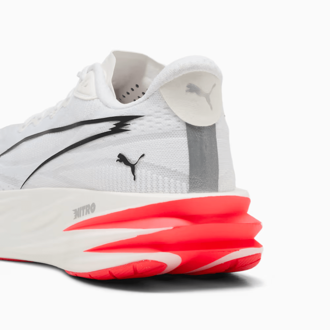 Puma Deviate Pure Nitro Men's White/Ultra Red - Run Vault