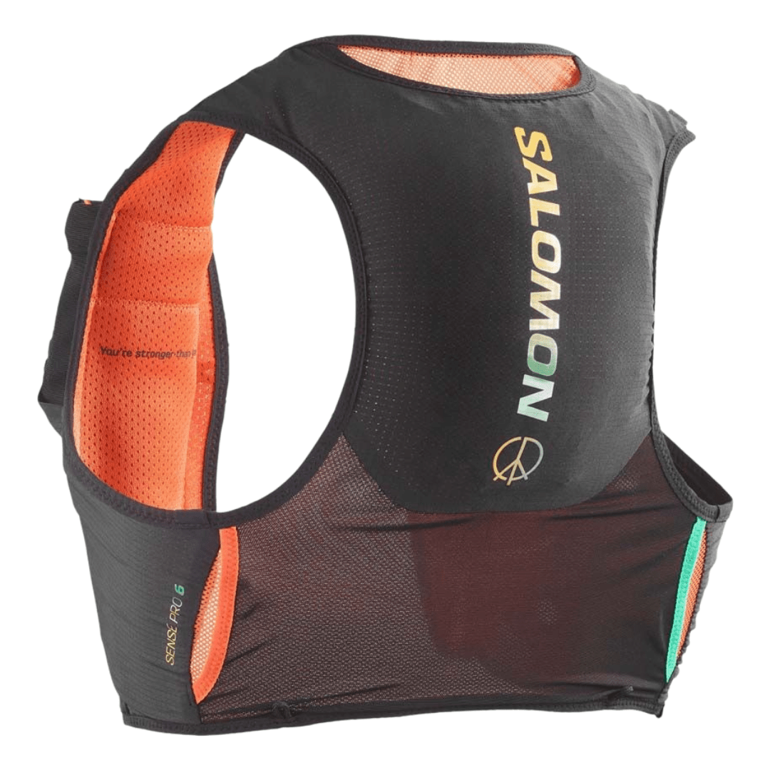 Salomon Sense Pro 6 Hydration Vest - Limited Edition - Black/Nasturtium/Dynasty Green - Run Vault