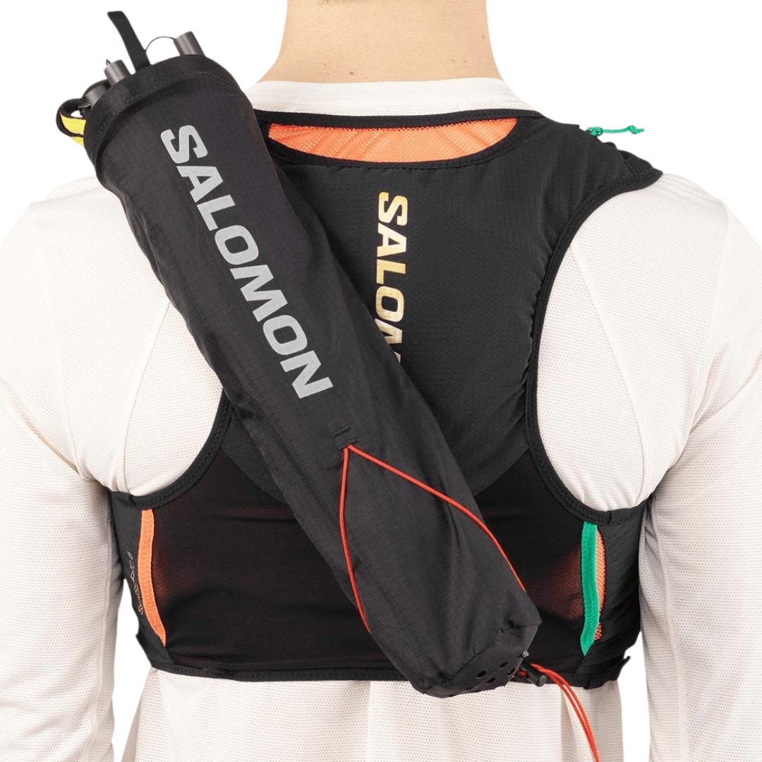 Salomon Sense Pro 6 Hydration Vest - Limited Edition - Black/Nasturtium/Dynasty Green - Run Vault